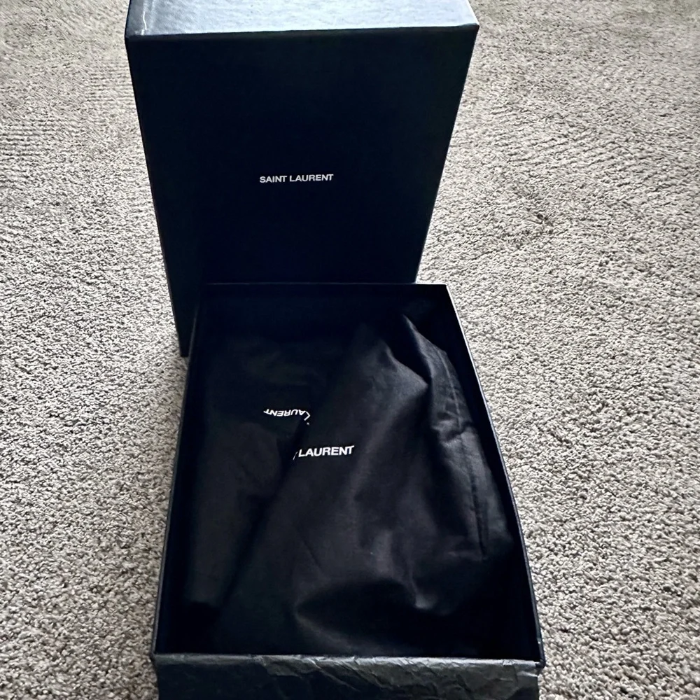 BNIB Authentic Saint Laurent YSL Opyum 110 Patent Leather Pumps Nero Black 41 - Picture 14 of 14